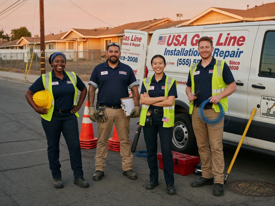 Gas Line Installation company in South China, ME